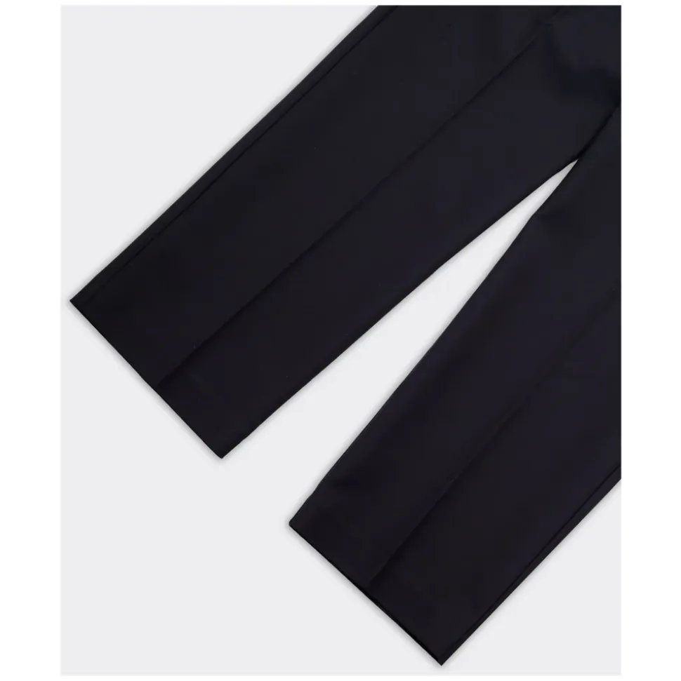 Lässige Anzughose in Schwarz