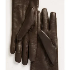 Luxuriöse Leder Kaschmir Handschuhe