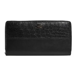 Luxuriöse Straußenleder Brieftasche mit Viel Stauraum