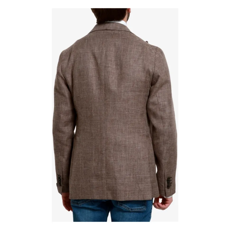 Luxuriöser Leinen-Woll-Blazer