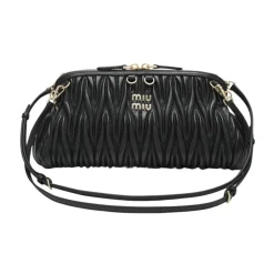 Matelassé Leder Handtasche