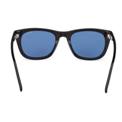 Mattschwarze quadratische Sonnenbrille