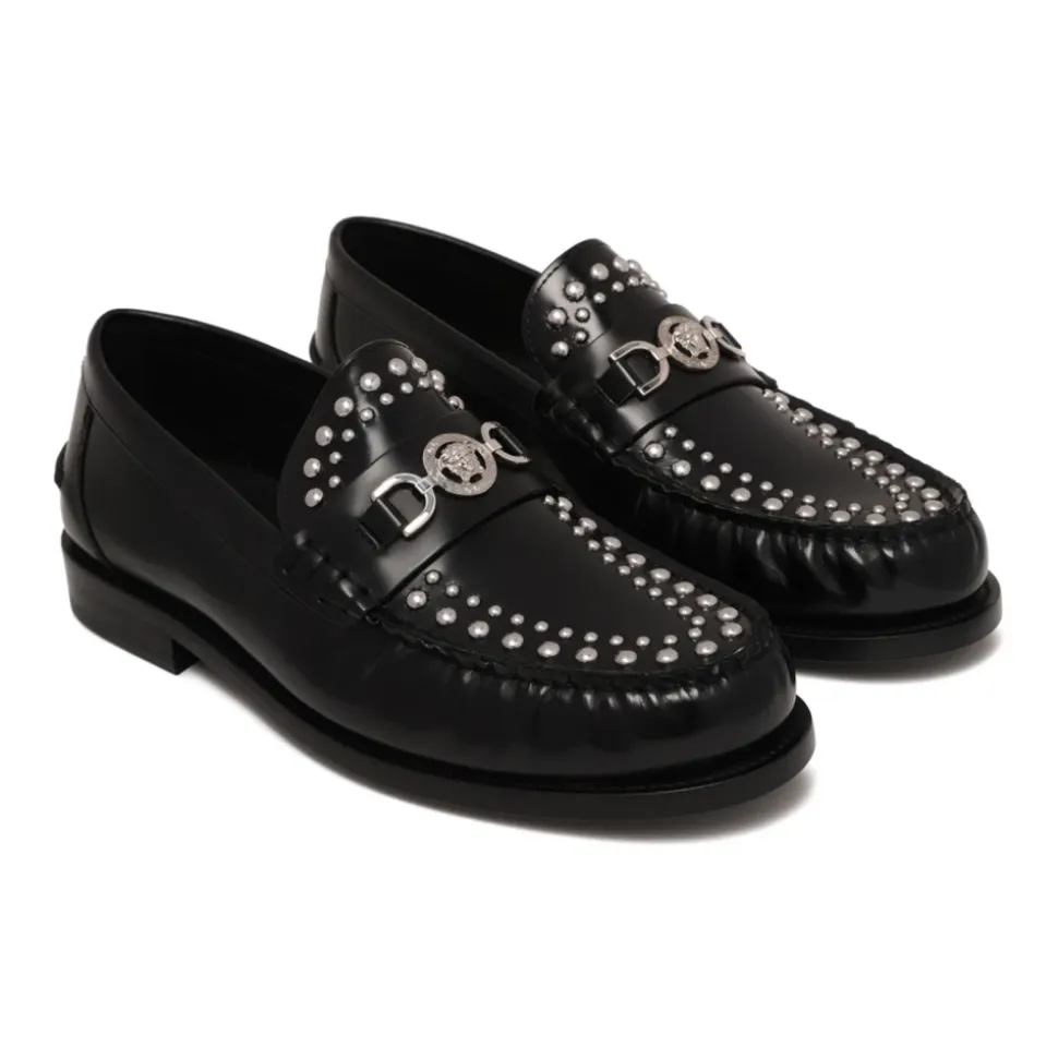 Medusa '95 Embellished Loafers