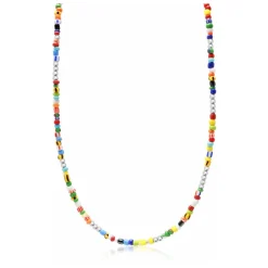 Men's Assorted Vintage Trifocal Beaded Necklace