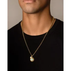 Men's Evil Eye and Hamsa Hand Necklace