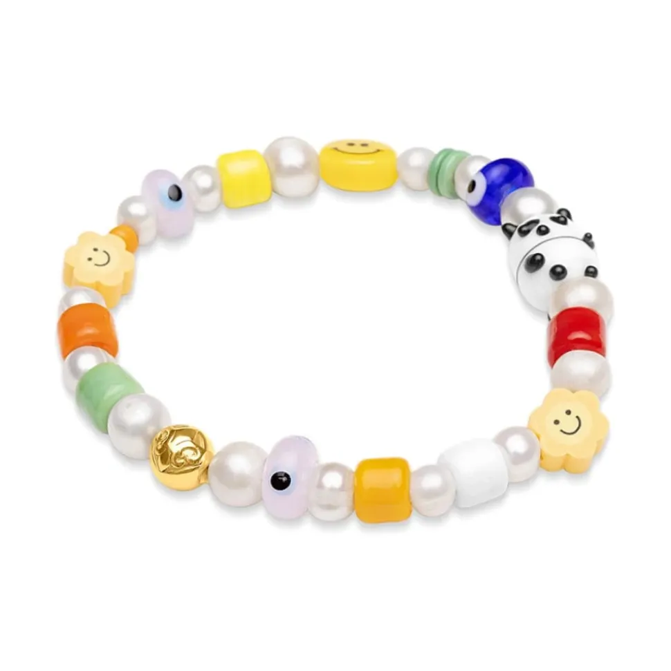 Men's Panda Pearl Bracelet