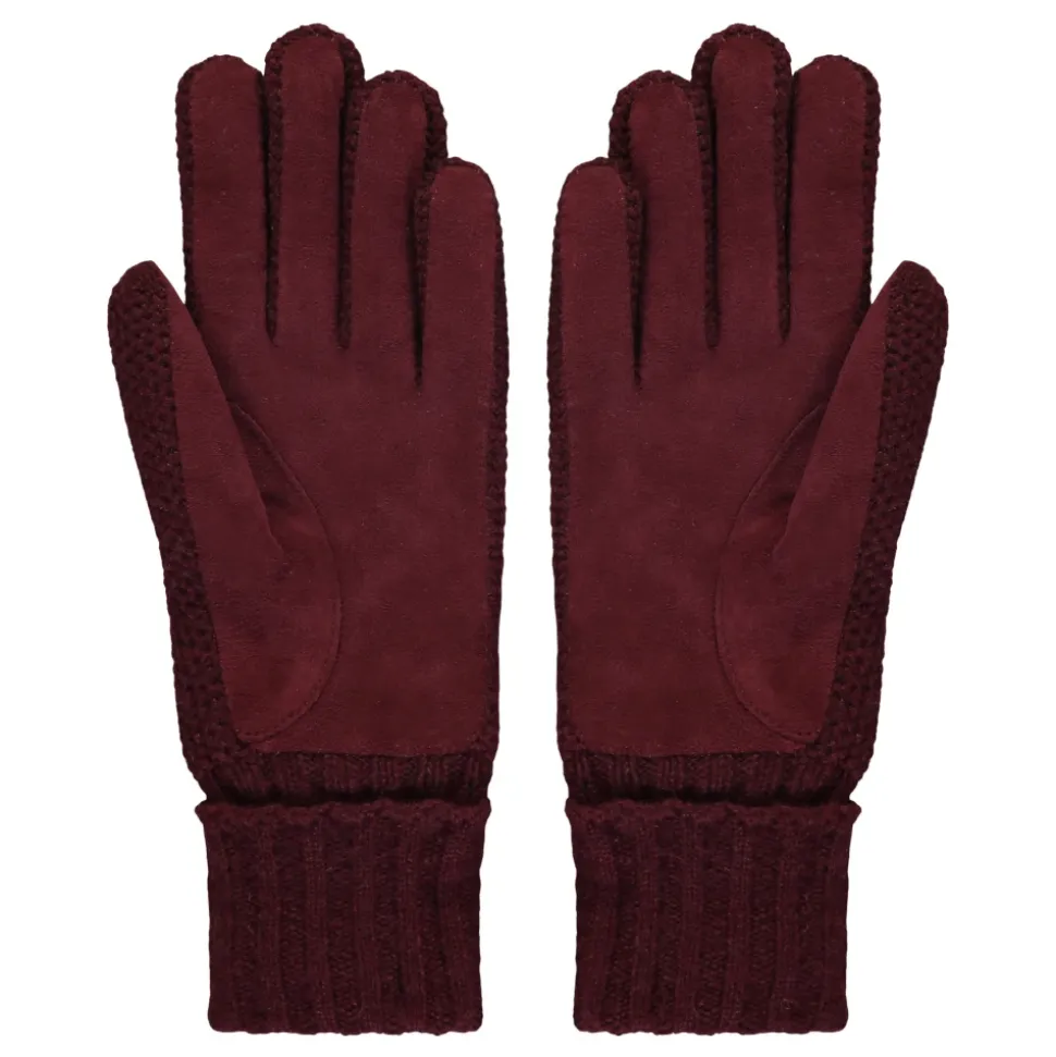 Mesh and Leather Gloves