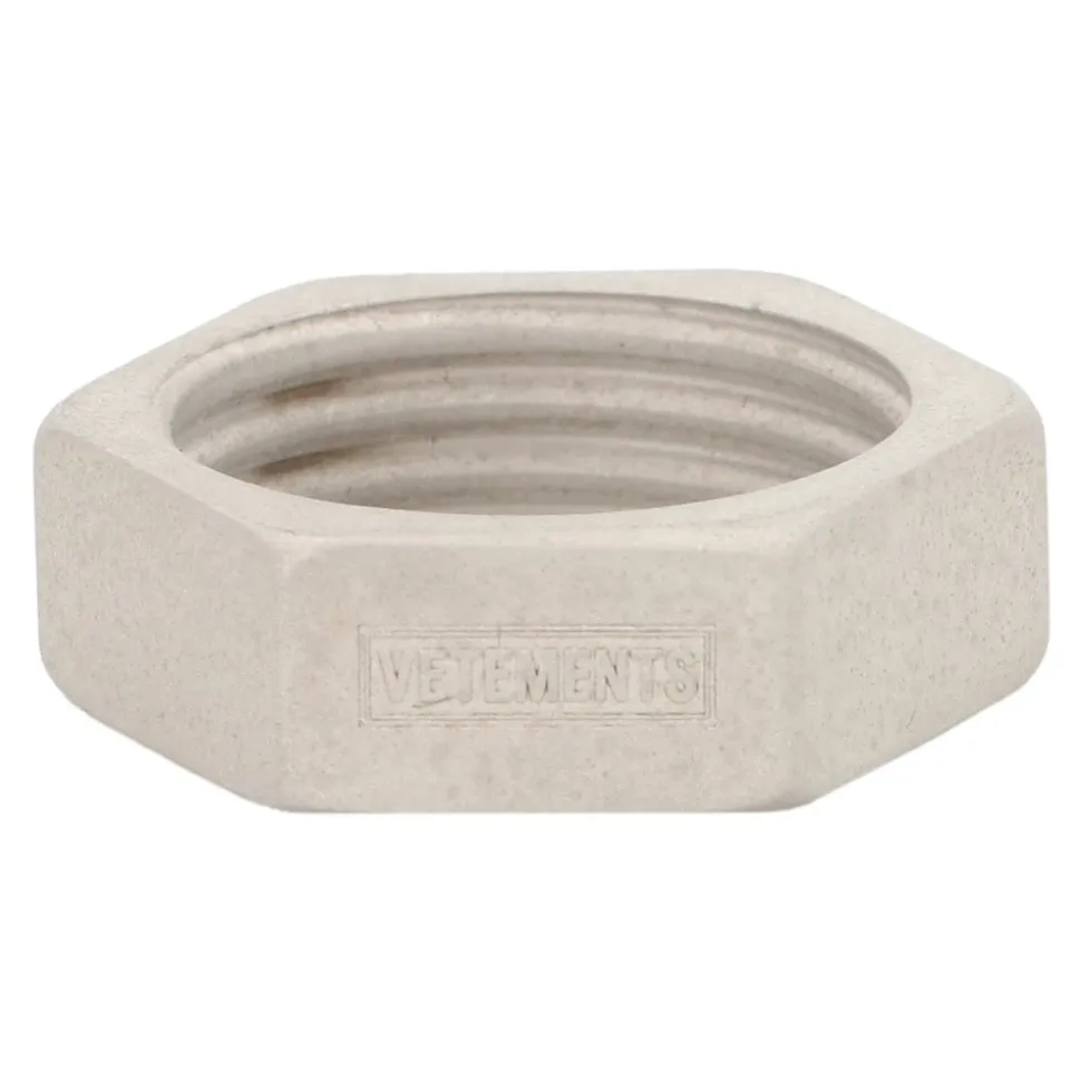 Messing Ring Silberfarben Schmuck