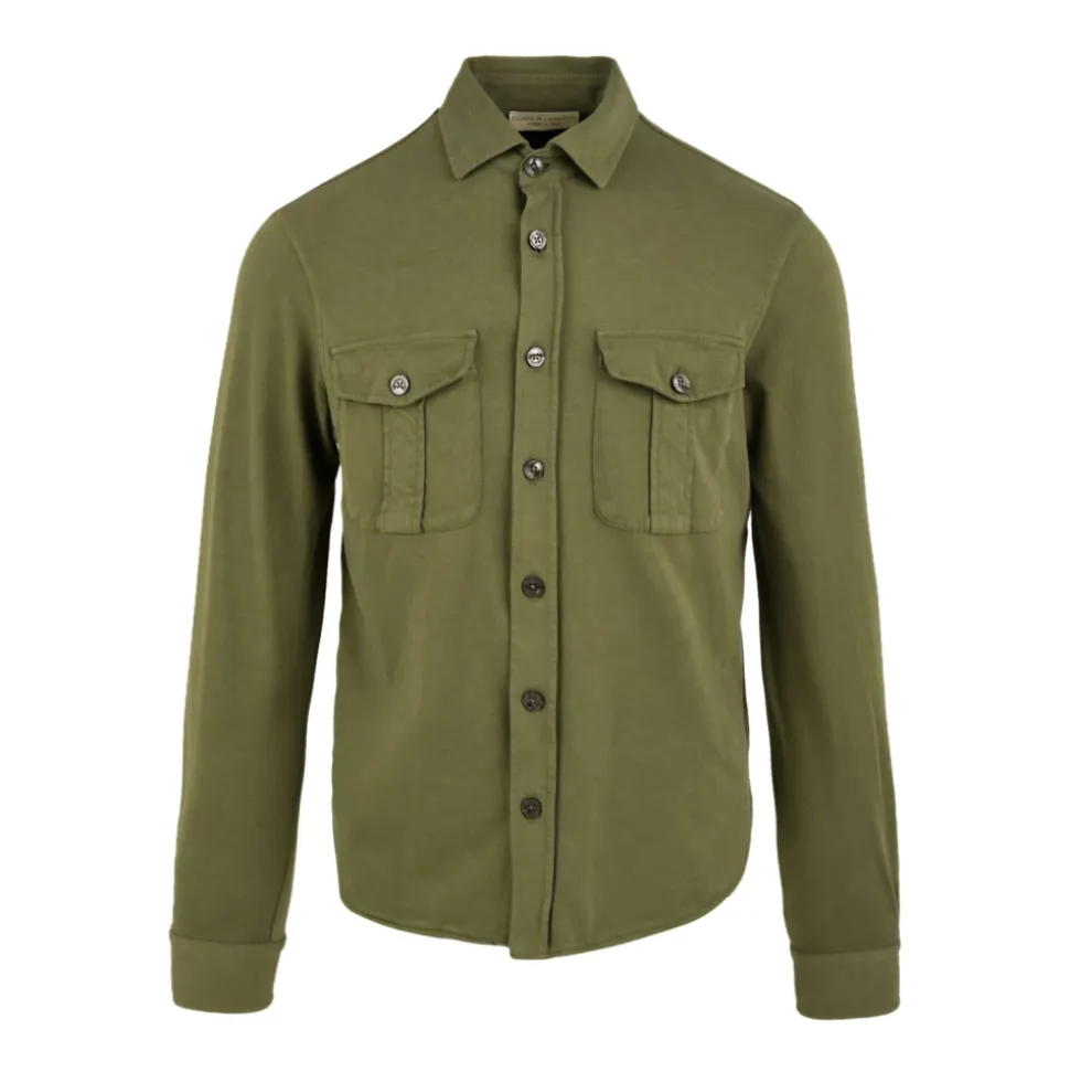 Militärstil Hemden für Herren