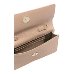 Mini Bag aus genarbtem Leder