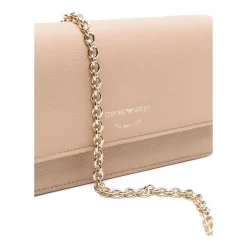Mini Bag aus genarbtem Leder