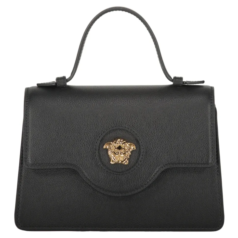 Mini Ledertasche mit Push-Lock-Verschluss