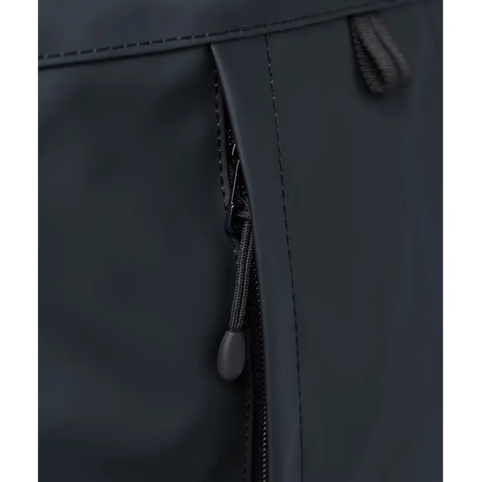 Minimalistischer Rolltop Rucksack Blau