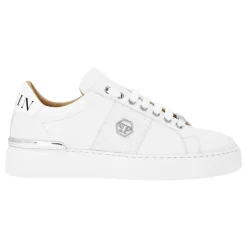 Mix Leather Lo-Top Sneakers Hexagon