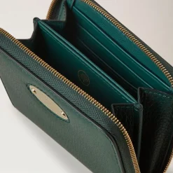 Moderne Leder Geldbörse mit Reißverschluss