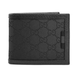 Monogramm Kartenetui in Schwarz