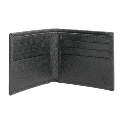 Monogramm Kartenetui in Schwarz