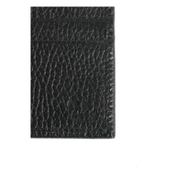 Monogramm Kartenetui in Schwarz