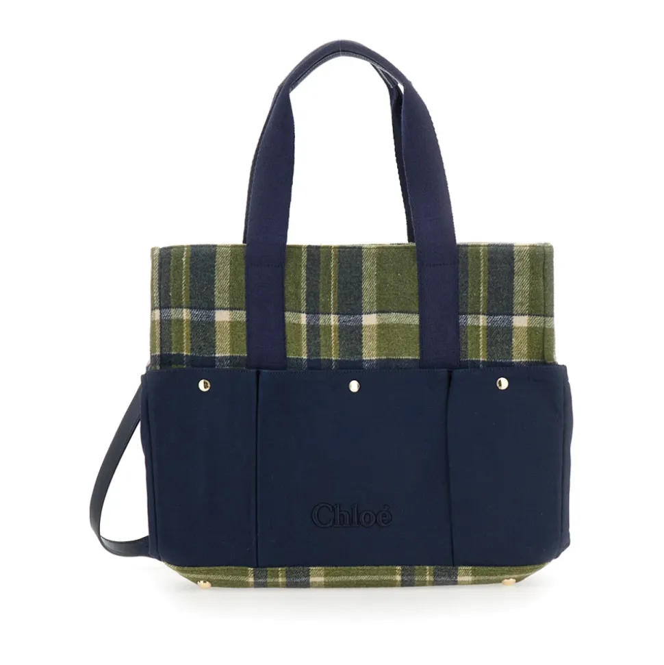 Multicolor Wickeltasche