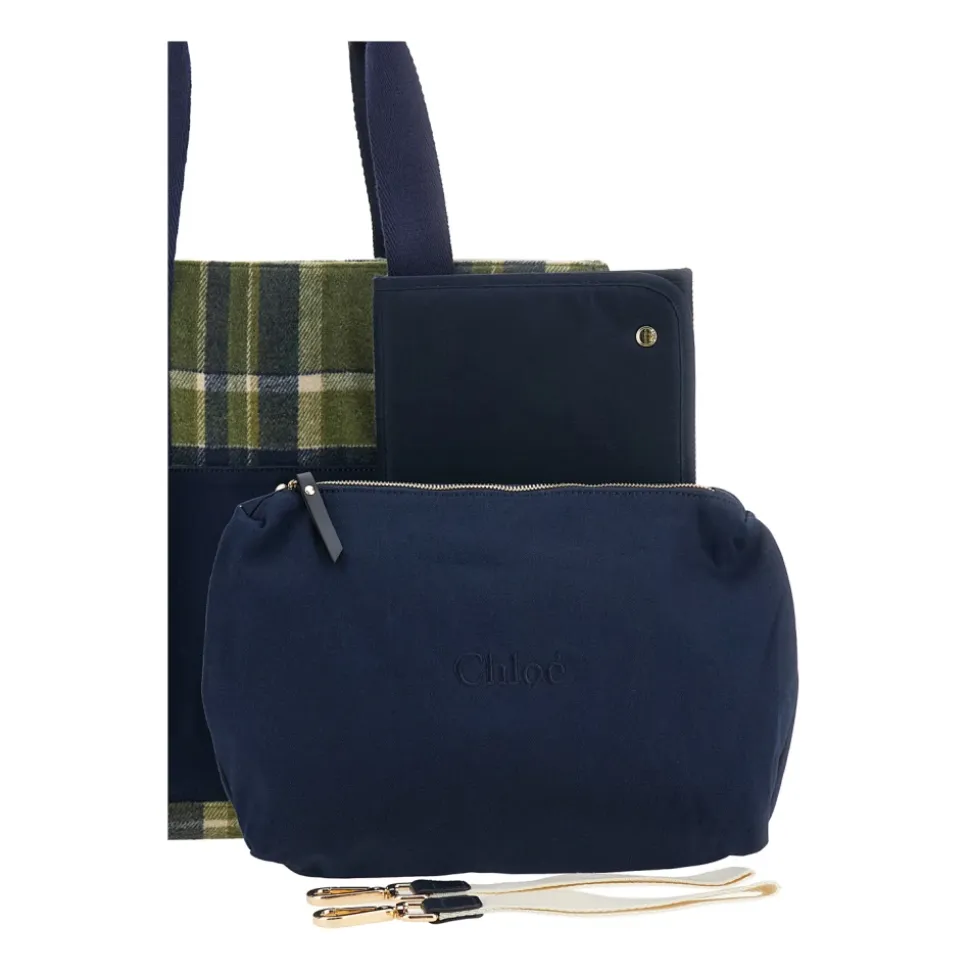 Multicolor Wickeltasche