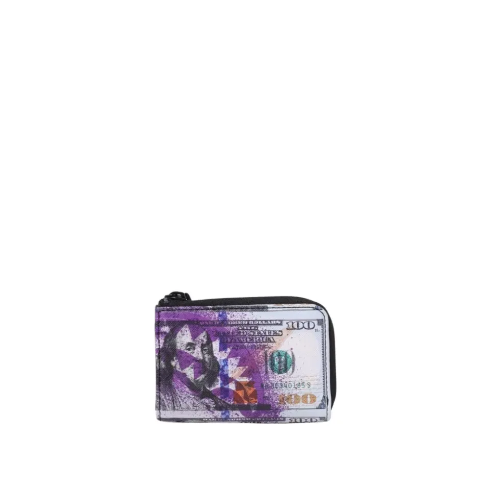 Multicolor Zip Wallet