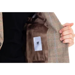 MultiColour Woll Prince of Wales Jacke