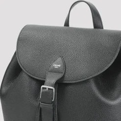 Nachtgrüner Leder Rucksack