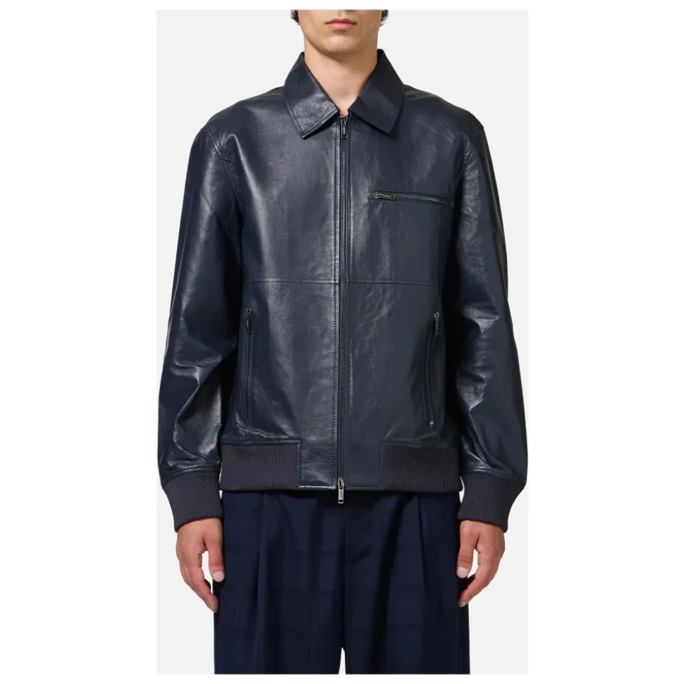 Nappa Bomber Short Jacket