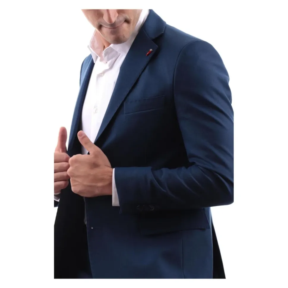 Navy Blue Slim Fit Anzug