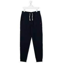 Navyblaue Baumwoll-Jogginghose