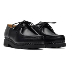 Norwegische Leder-Derby-Schuhe