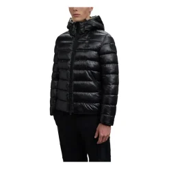 Nylon Parka mit Karomuster