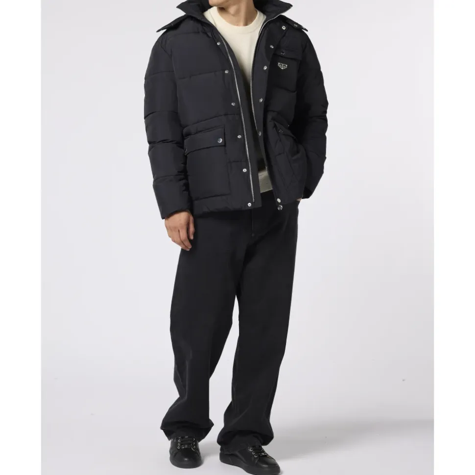 Nylon Puffer Jacket Gothic Plein