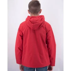 Nylon-Kapuzenjacke mit recycelter daunenfreier Polsterung