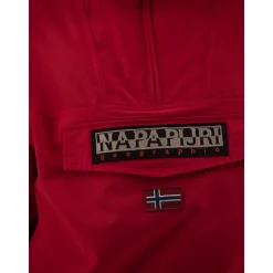 Nylon-Kapuzenjacke mit recycelter daunenfreier Polsterung
