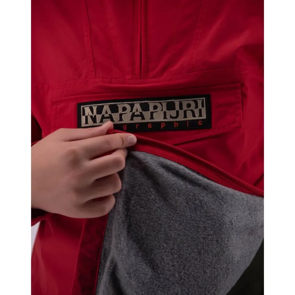Nylon-Kapuzenjacke mit recycelter daunenfreier Polsterung