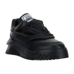 Odissea Logo Patch Schwarze Sneakers