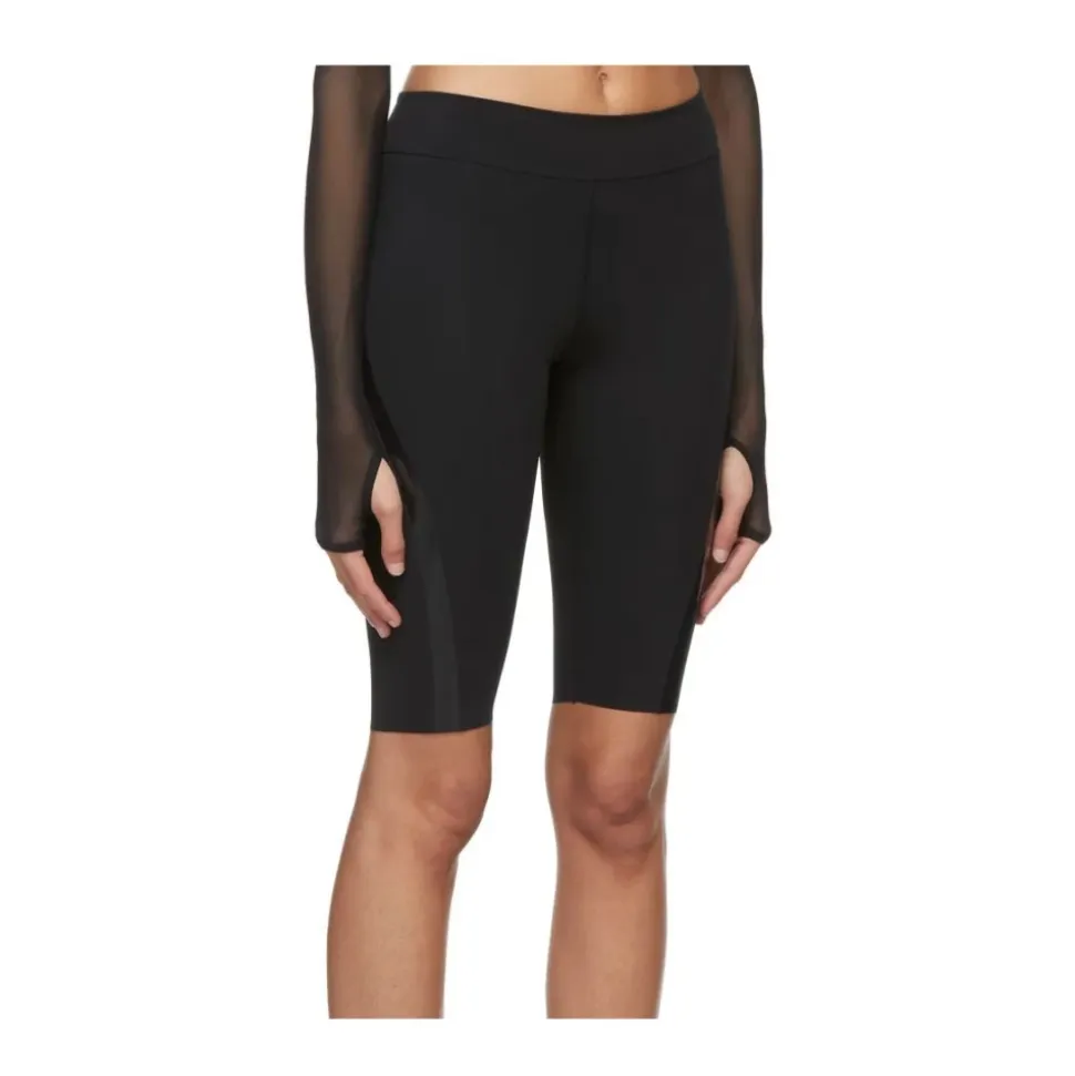 Off-White Schwarze Nylon-Shorts