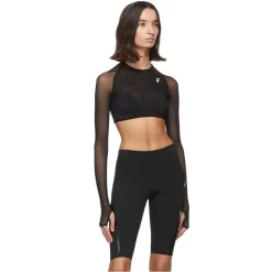 Off-White Schwarze Nylon-Shorts