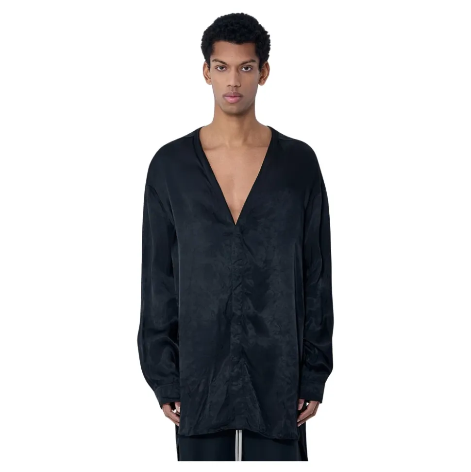 Oversized V-Ausschnitt Shirt