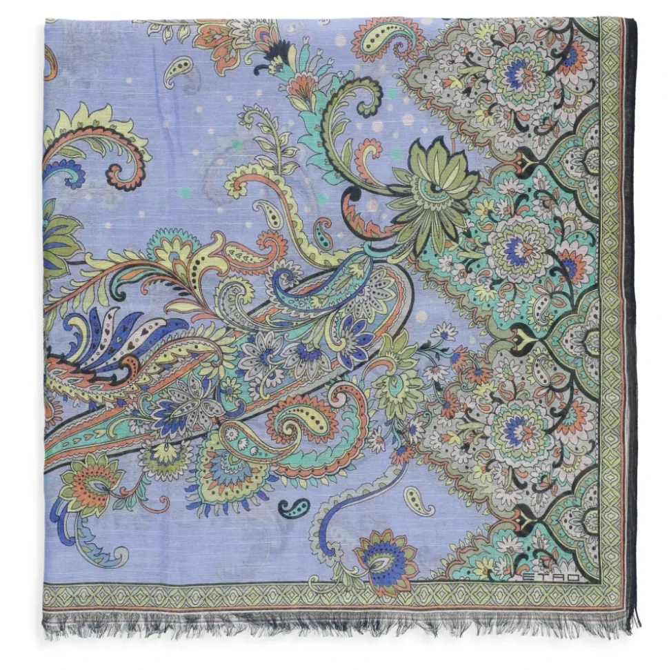 Paisley Print Multicolor Schal