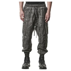 Pantalone Double Cargo in Lino