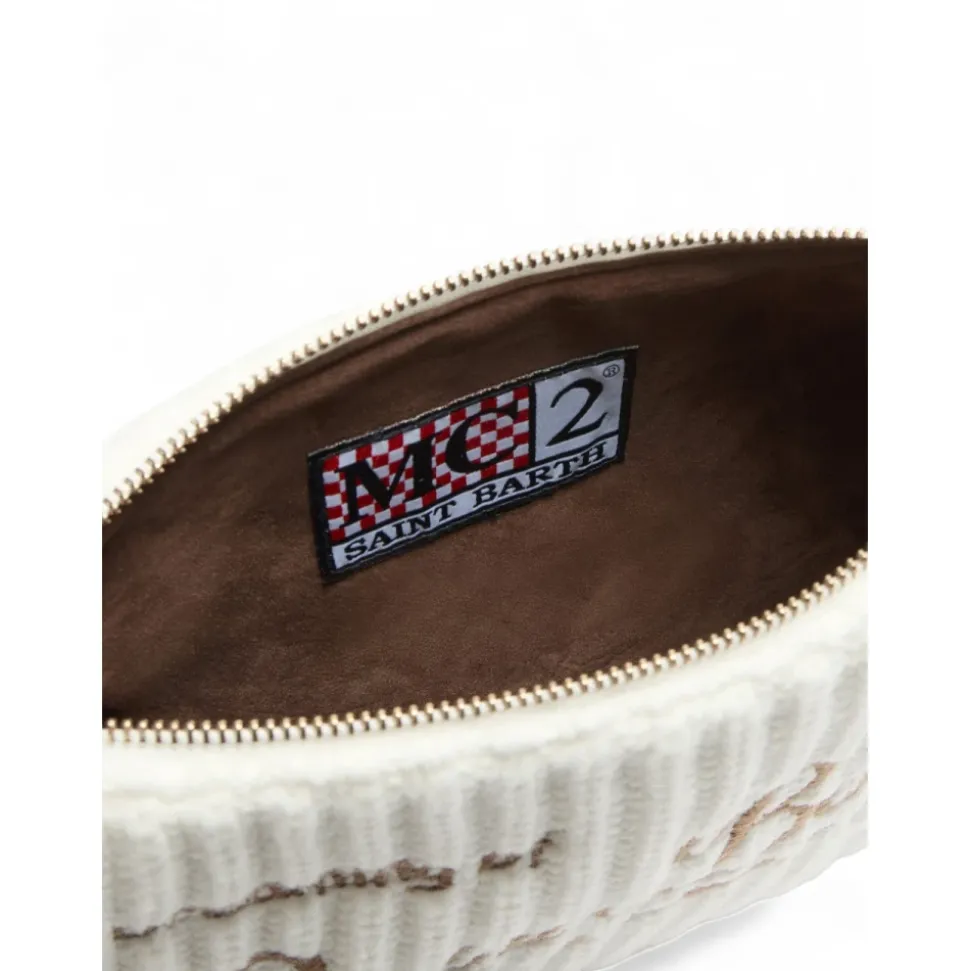 Parisienne Wool Rib Clutch