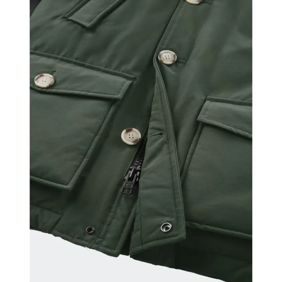 Parka Jacke mit abnehmbarem Pelz