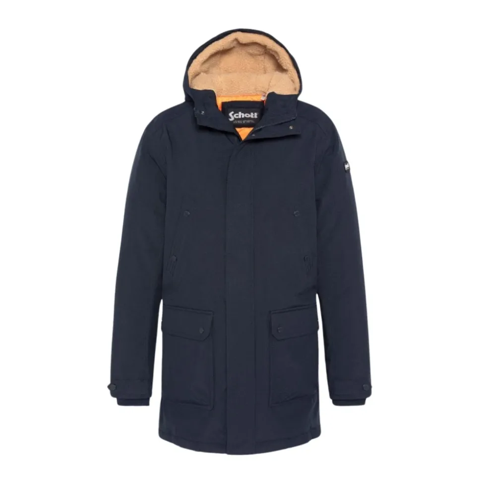 Parka mit fester Kapuze und Sherpa-Futter