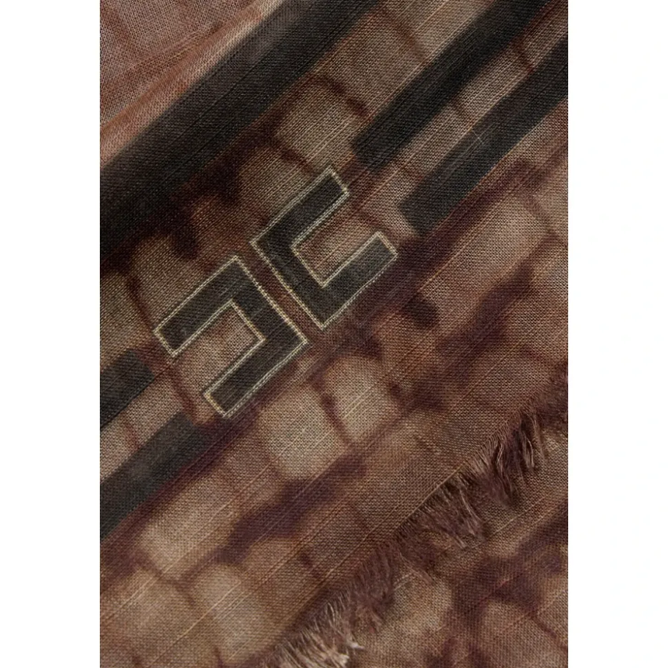 Pashmina Schal mit Alligator-Print