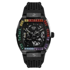 Philipp Plein Automatik Herrenuhr The $keleton Rainbow PWBAA0621