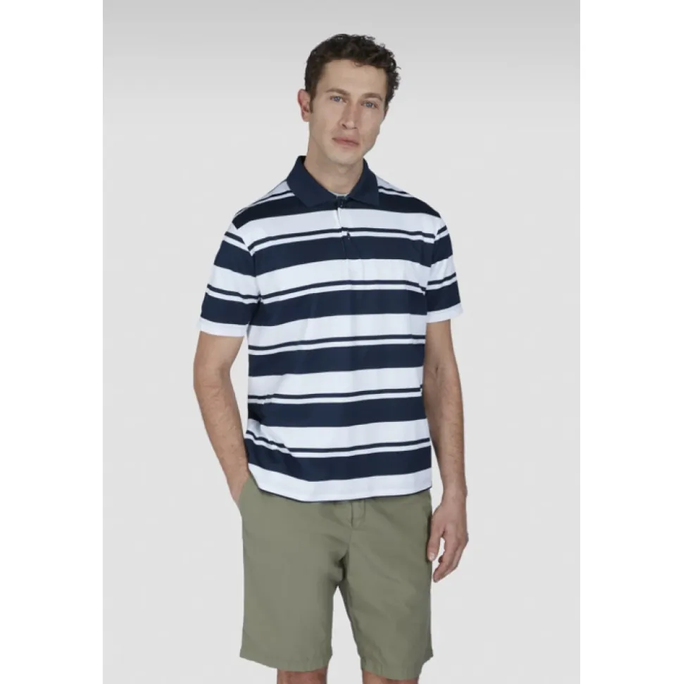 Piqué Baumwoll-Poloshirt