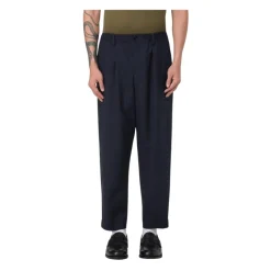 Plissee Cropped Hose