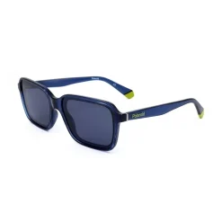 Polaroid Blue Metal Sunglasses